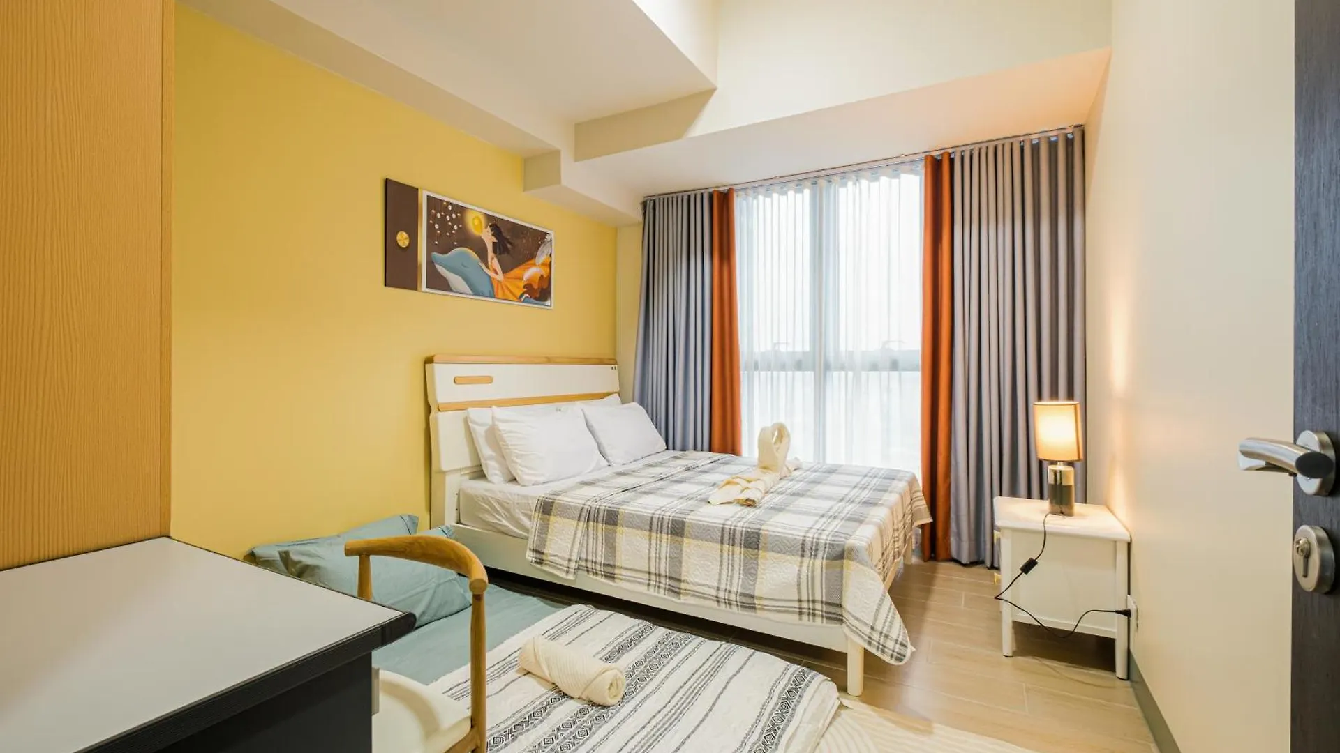 מנילה Bgc 2Br Uptown Parksuites With Balcony And Bathtub דירה